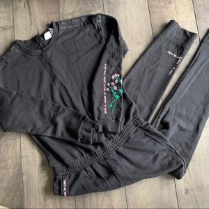 Adidas one-piece sweatsuit jumpsuit